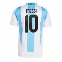 Dres Argentina Lionel Messi #10 Domaci Copa America 2024 Kratak Rukav